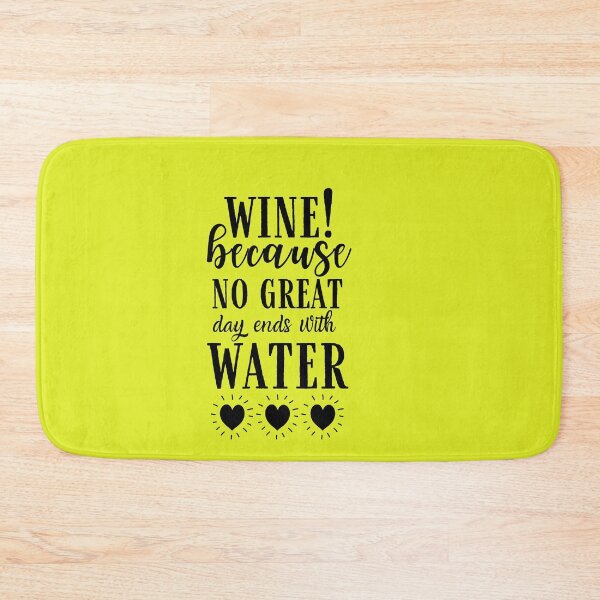 Item preview, Wine because No Great Day Ends with Wine Quote, Wine Lover Gift, Wine Drinker, Typography Quote, Alcohol Quotes designed and sold by thedazzlingmonk.