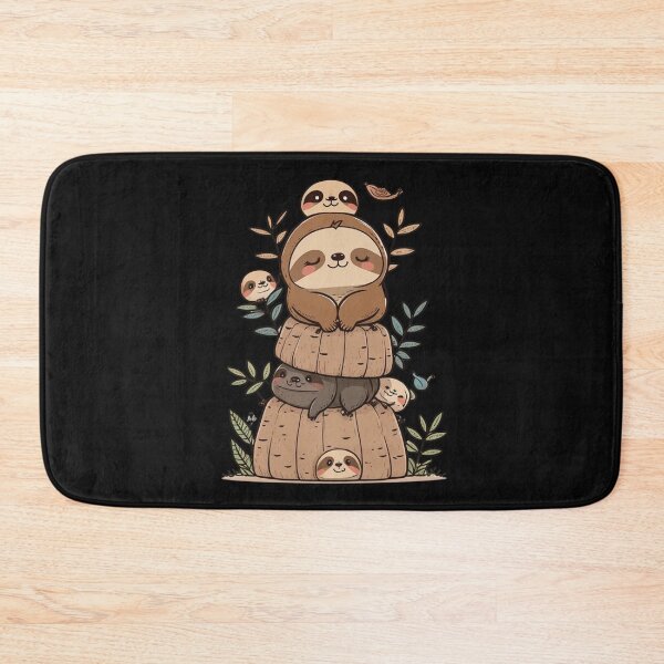 Item preview, cute cartoon stack sloths  designed and sold by sunlightdesign.