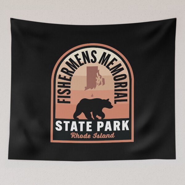 Item preview, Fishermens Memorial State Park RI Bear designed and sold by HalpinDesign.