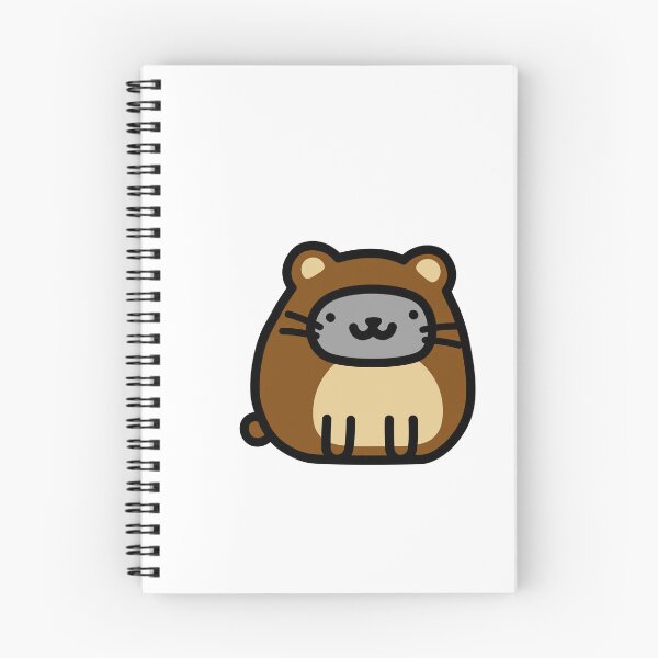 Item preview, Cute Cat in a Bear Costume Doodle, Brown Colors designed and sold by RiciPaneto.
