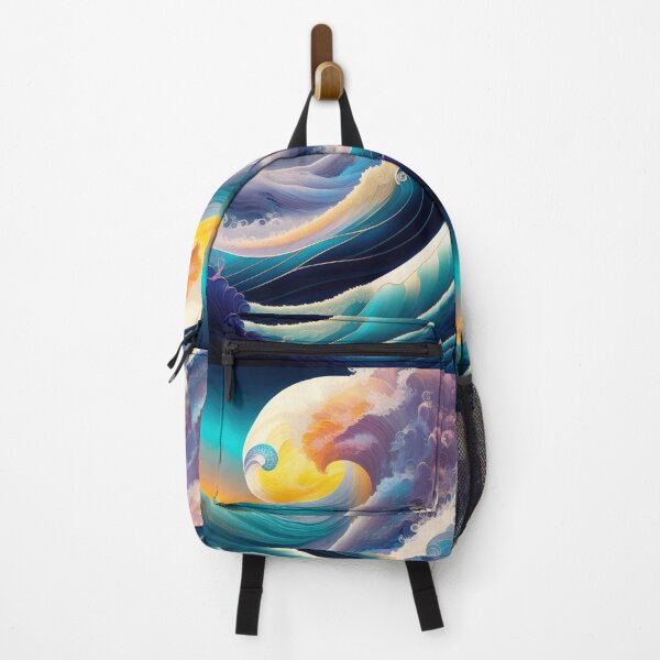 Item preview, Ocean Waves in pastel soft colors designed and sold by Witsprings.
