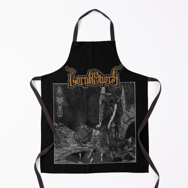 Item preview, Lorna shore death portrait expanded with gold logo designed and sold by Cool-Vibez.