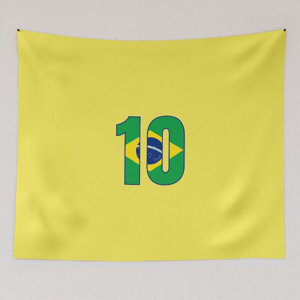 Item preview, 10 - Neymar JR - Brazil Flag designed and sold by Harley-Jay.