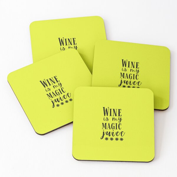 Item preview,  Wine is My Magic Juice Quote, Wine Lover Gift, Wine Drinker, Typography Quote, Alcohol Quotes designed and sold by thedazzlingmonk.