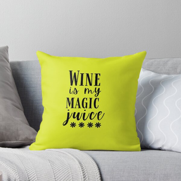 Item preview,  Wine is My Magic Juice Quote, Wine Lover Gift, Wine Drinker, Typography Quote, Alcohol Quotes designed and sold by thedazzlingmonk.