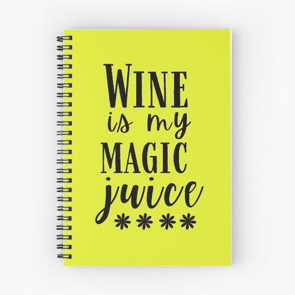 Item preview,  Wine is My Magic Juice Quote, Wine Lover Gift, Wine Drinker, Typography Quote, Alcohol Quotes designed and sold by thedazzlingmonk.