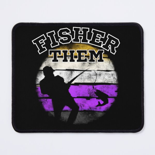 Item preview, Non Binary FisherThem ProNoun Design | Pronoun Fishing designed and sold by Mitch616Art.