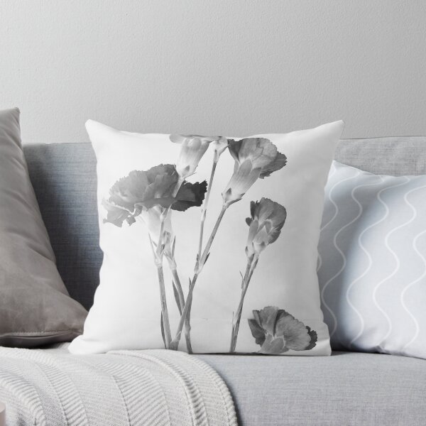 Item preview, Carnations in Black and White | Flowers Nature Photography designed and sold by Jacqueline Elise.
