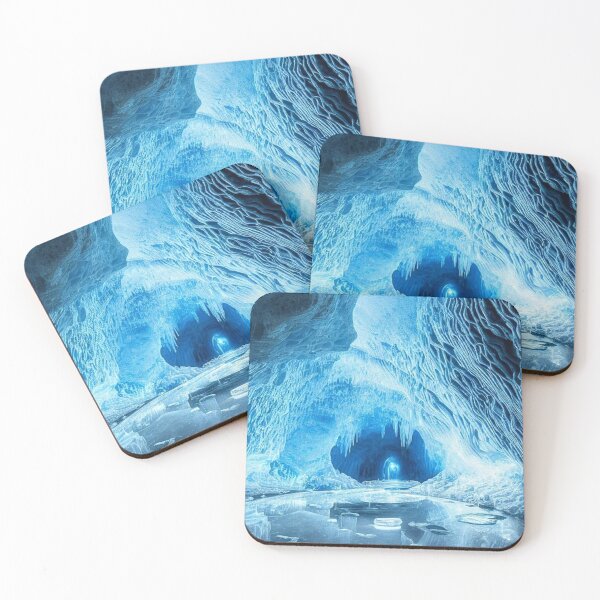 Item preview, Blue Ice Cave  designed and sold by Yarora.ai.