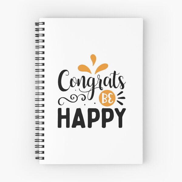 Item preview, Design Congrats be Happy designed and sold by P2Genies.