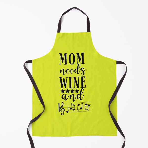 Item preview, Mom Needs Wine and Music Quote, Wine Lover Gift, Wine Drinker, Typography Quote, Alcohol Quotes designed and sold by thedazzlingmonk.