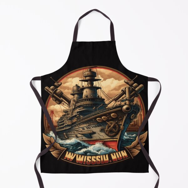 Item preview, uss wisconsin graphic design designed and sold by Urban Aesthetics.