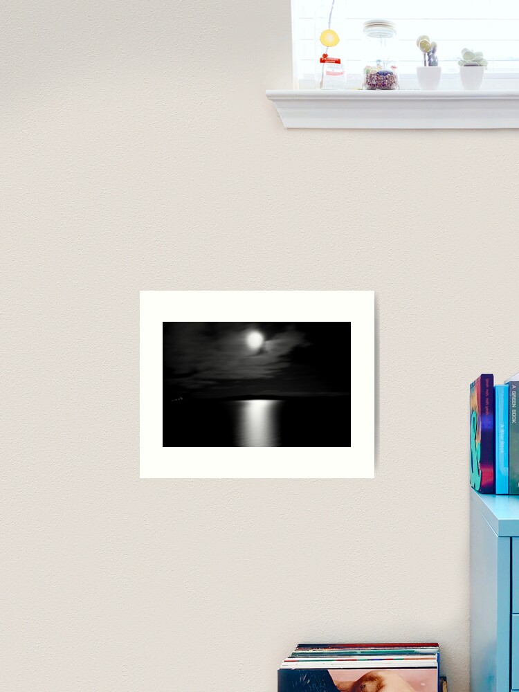 Thumbnail 1 of 3, Art Print, Ferry Moon designed and sold by Ron C. Moss.