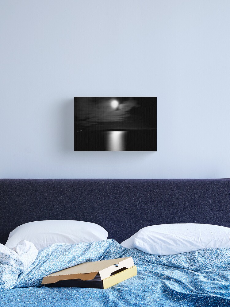 Canvas Print, Ferry Moon designed and sold by Ron C. Moss