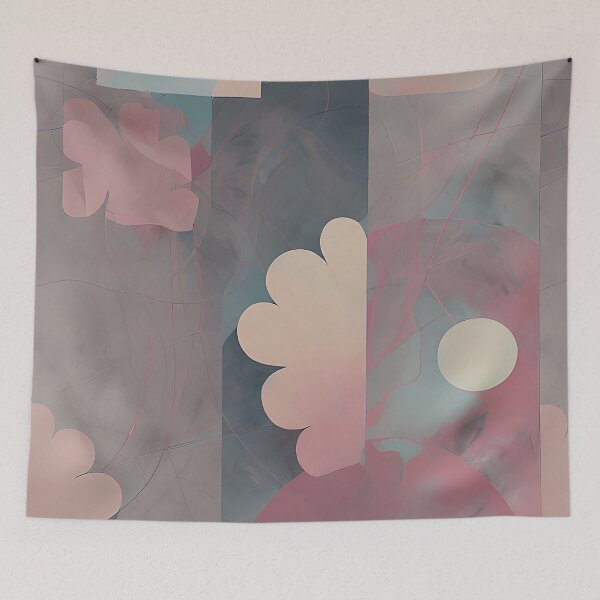 Item preview, Muted pink daisies abstract designed and sold by ibelieveimages.