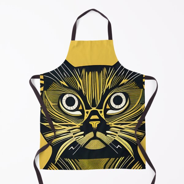 Item preview, Staring cat portrait designed and sold by HofTao.