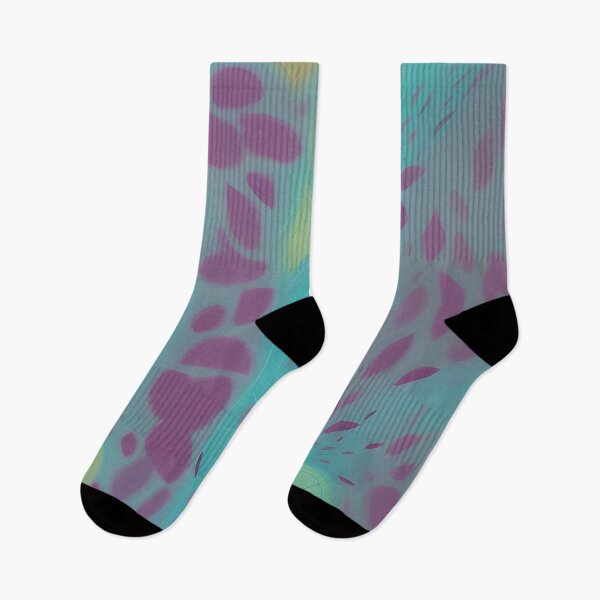 Artikelvorschau, Retro abstract leaves and pink dots entworfen und verkauft von ibelieveimages.