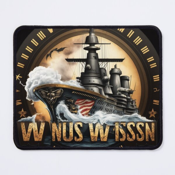 Item preview, uss wisconsin graphic design designed and sold by Urban Aesthetics.
