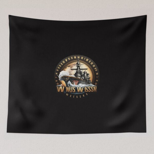 Item preview, uss wisconsin graphic design designed and sold by Urban Aesthetics.