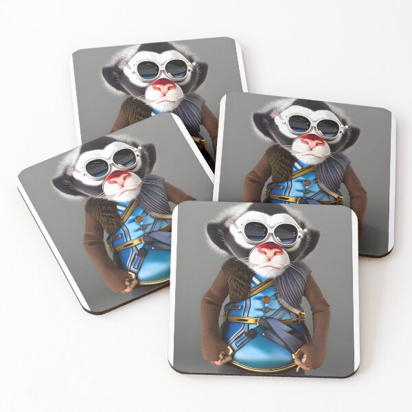 Item preview, Adorable Attire: Animals in Outfits Pet Portrait designed and sold by artmanikin.