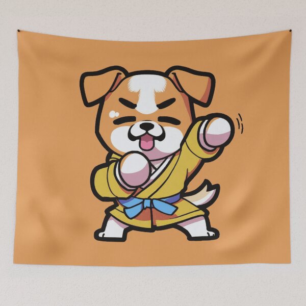 Item preview, Dog Knows Karate designed and sold by via-colab.