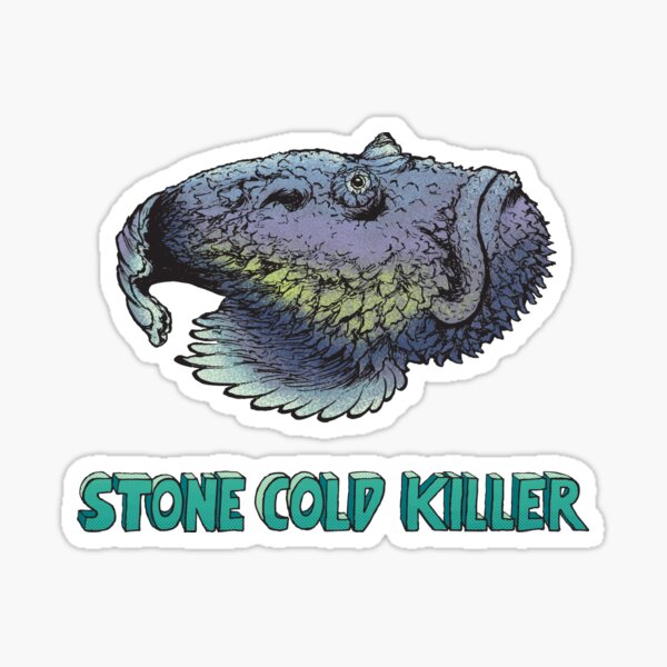 Stone cold killer Sticker