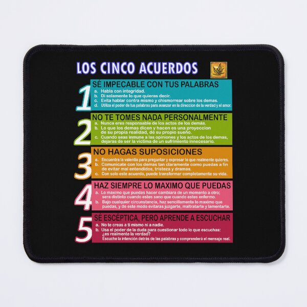 Item preview, the five agreements | spanish  designed and sold by Deco-Design.