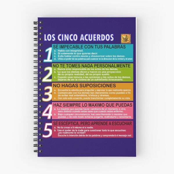 Item preview, the five agreements | spanish  designed and sold by Deco-Design.