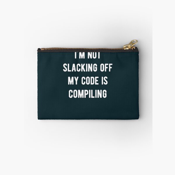 Item preview, xkcd im not slacking off my code is compiling199 designed and sold by ReadingBetweent.