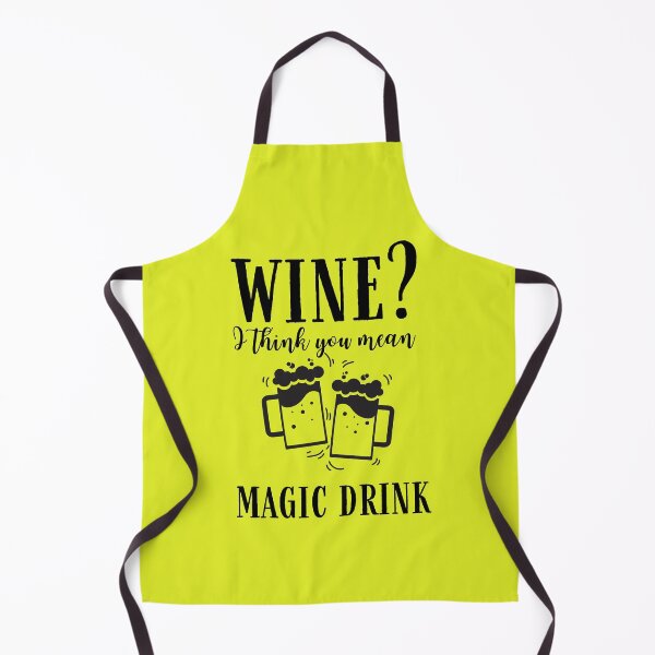 Item preview, Wine I Think You Mean Magic Drink Quote, Wine Lover Gift, Wine Drinker, Typography Quote, Alcohol Quotes designed and sold by thedazzlingmonk.