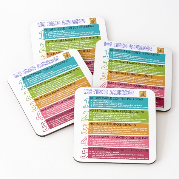 Item preview, the five agreements | spanish  designed and sold by Deco-Design.