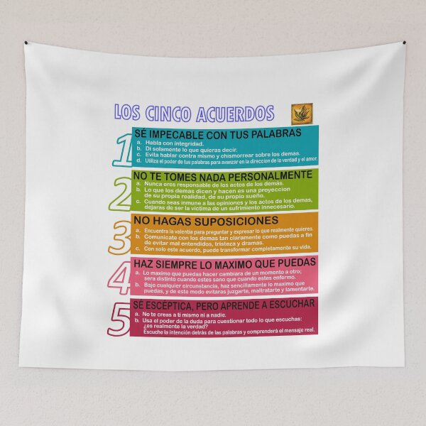 Item preview, the five agreements | spanish  designed and sold by Deco-Design.