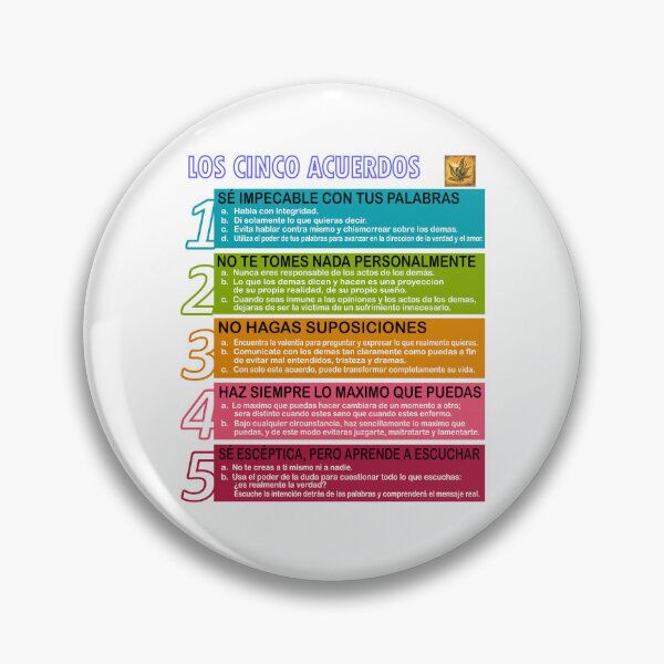 Item preview, the five agreements | spanish  designed and sold by Deco-Design.