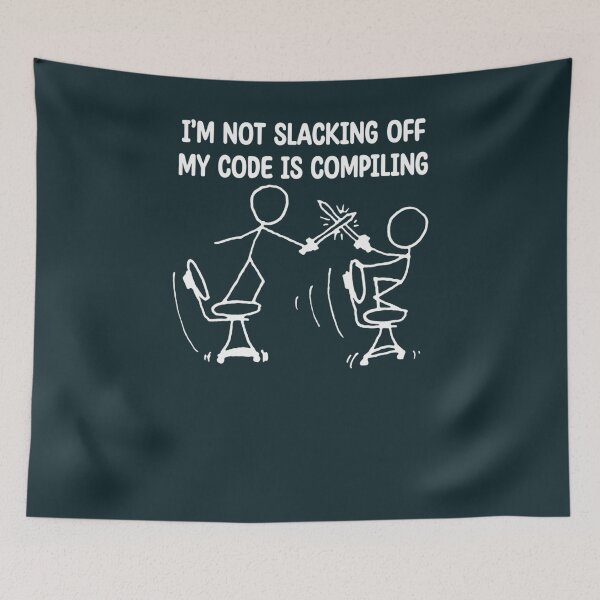 Item preview, xkcd im not slacking off8 designed and sold by ReadingBetweent.