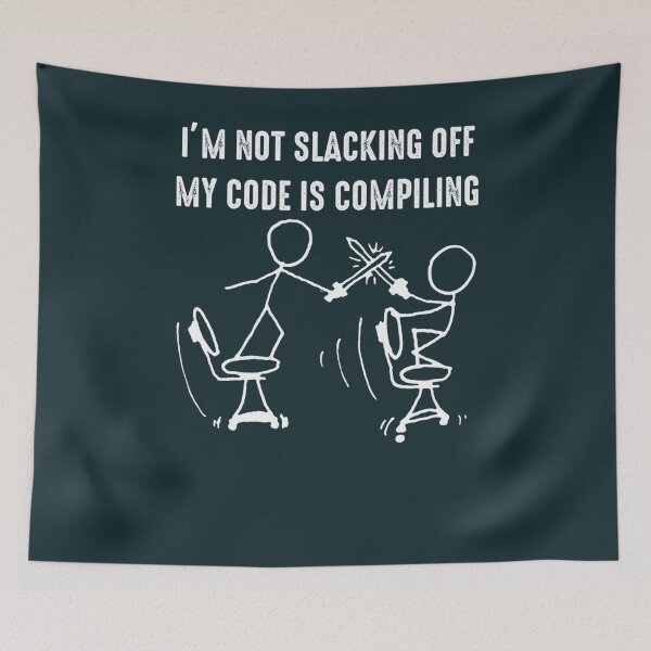 Item preview, xkcd im not slacking off109 designed and sold by ReadingBetweent.