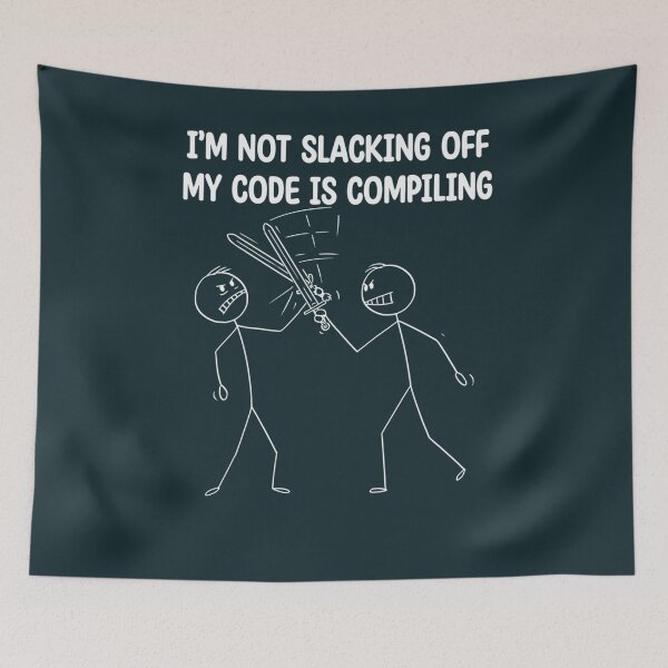Item preview, xkcd im not slacking off163 designed and sold by ReadingBetweent.