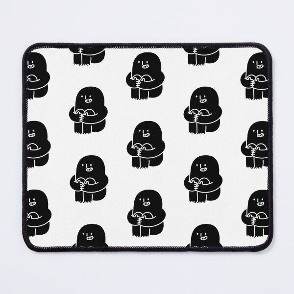 Item preview, Kneesy Does It: One Happy Sitting with Arms Around Knees! - Black designed and sold by MalaloStudio.