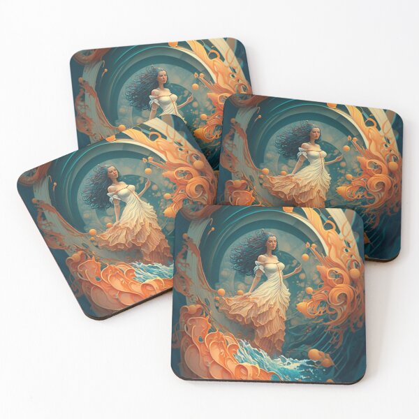 Item preview, Zodiac Signs Aquarius #11-064 designed and sold by nikoart001.