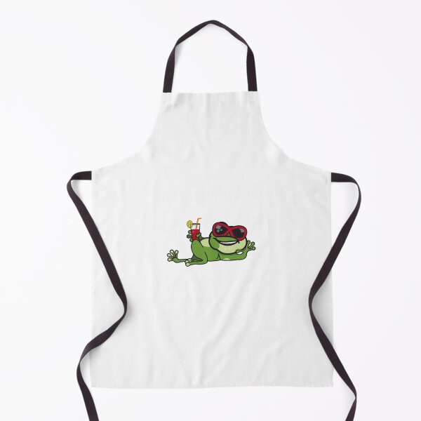 Item preview, Frog with sunglasses and cocktail designed and sold by Bubbleblue.