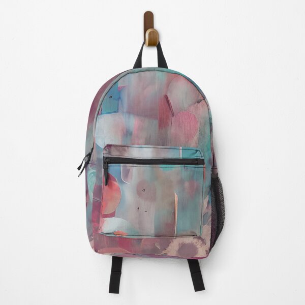 Artikelvorschau, Muted pink and blue abstract flowers entworfen und verkauft von ibelieveimages.