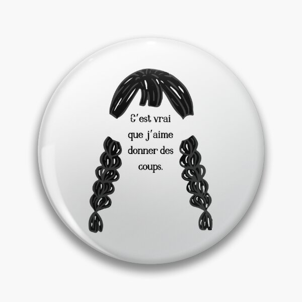 Item preview, Design Punchline Wednesday addams quote "It's true that I like to punch" designed and sold by DreamMeArt.
