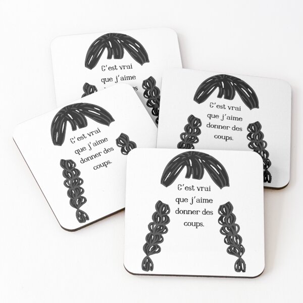 Item preview, Design Punchline Wednesday addams quote "It's true that I like to punch" designed and sold by DreamMeArt.