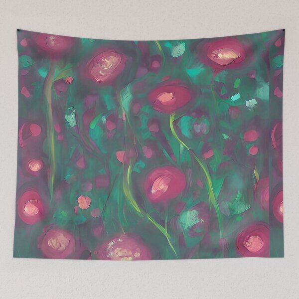 Aperçu de l'œuvre Abstract muted red roses créée et vendue par ibelieveimages.