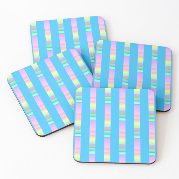 Item preview, Blue multicolor color aesthetic |  Blue multicolor geometric pattern designed and sold by lausn.