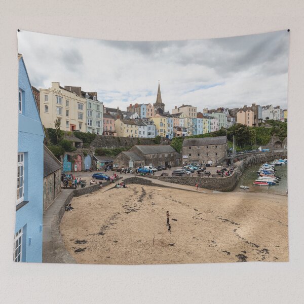 Item preview, Tenby North Beach And Pastel Houses designed and sold by Paul Thompson Photography.