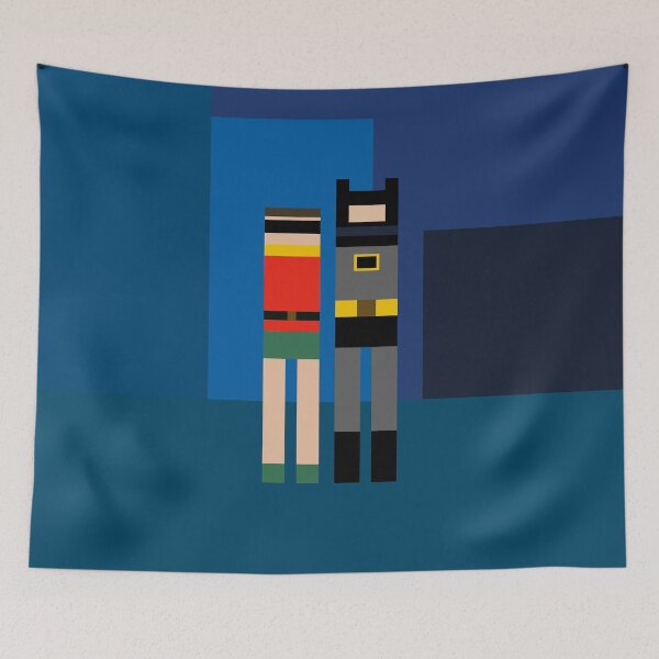 Item preview, Bat and Robin Minimal Block Design designed and sold by Graham Baitson.