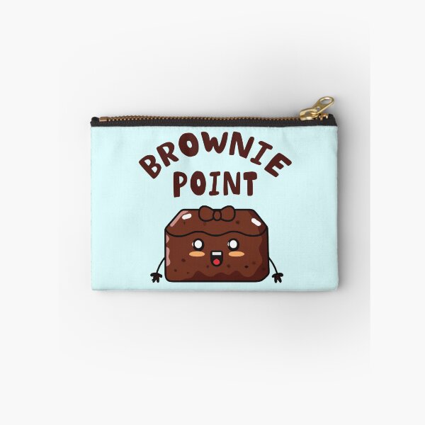 Item preview, Brownie Points - Funny Brownie Puns Sticker designed and sold by byFizCreative.