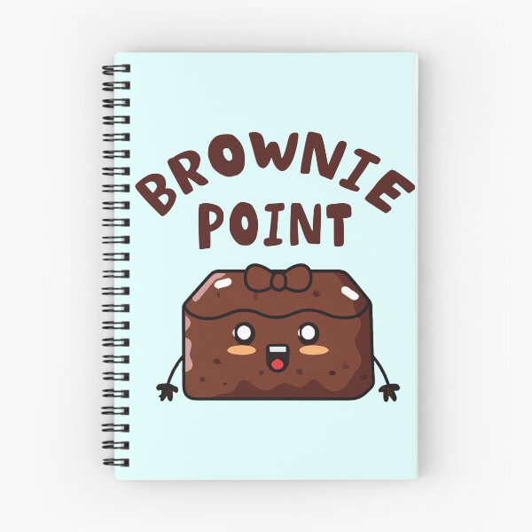 Item preview, Brownie Points - Funny Brownie Puns Sticker designed and sold by byFizCreative.