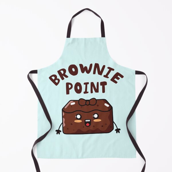 Item preview, Brownie Points - Funny Brownie Puns Sticker designed and sold by byFizCreative.