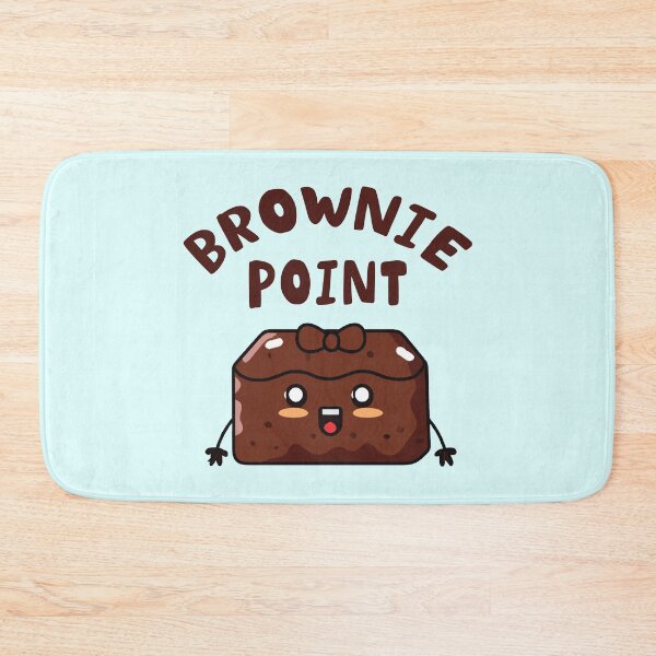 Item preview, Brownie Points - Funny Brownie Puns Sticker designed and sold by byFizCreative.